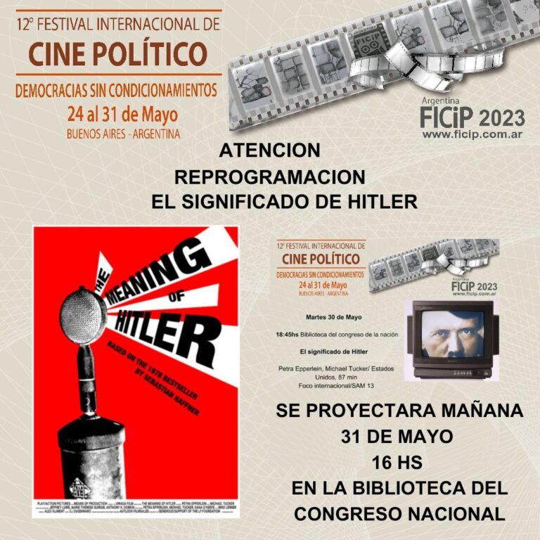 HOY a las 16 “El significado de Hitler” en la Biblioteca del Congreso de La Nación